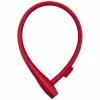 Abus Kabellås Grip O Cable 65cm Silicon Cover Rød
