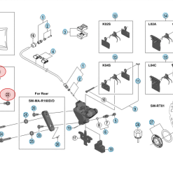 Shimano Bolt Til Skivebremsekaliber RS505-A