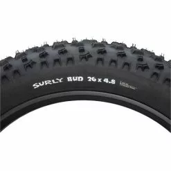 Surly Bikes Surly Surly Bud Tire 120 TPI, Black -Billig Biking butikk WEB Image Surly Bud Tire 120 TPI Black 26 x 4 8 tr7500 3 922040733 plid 45619