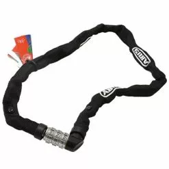 Abus Kjedelås Med Kode 110 Cm Svart