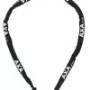AXA Rigid Kjedelås Med Kode 120 Cm Svart